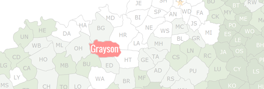 Grayson County Map