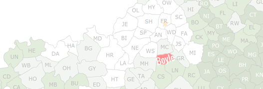 Boyle County Map