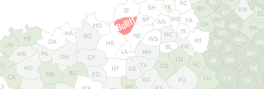 Bullitt County Map