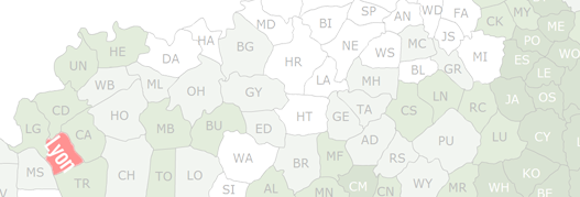 Lyon County Map