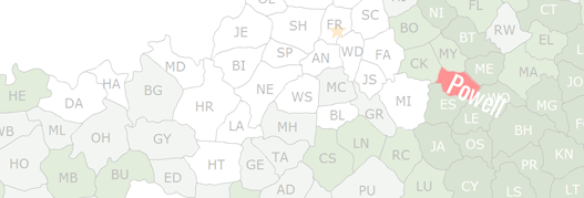 Powell County Map